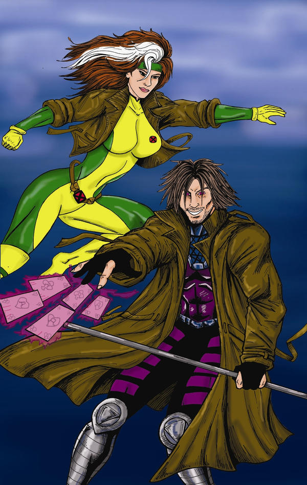 Gambit and Rouge