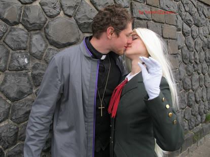 Hellsing-Shoot: Anderson and Integra