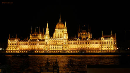 House of Parliament at night