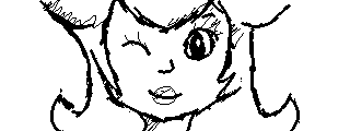 Princess Peach (Miiverse drawing post)