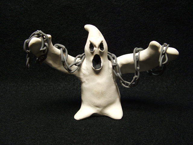 Chained haloween ghost