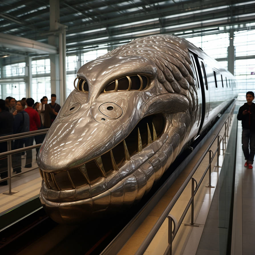 Bullet Trains That Have Snake Heads by CharliesArtBox on DeviantArt