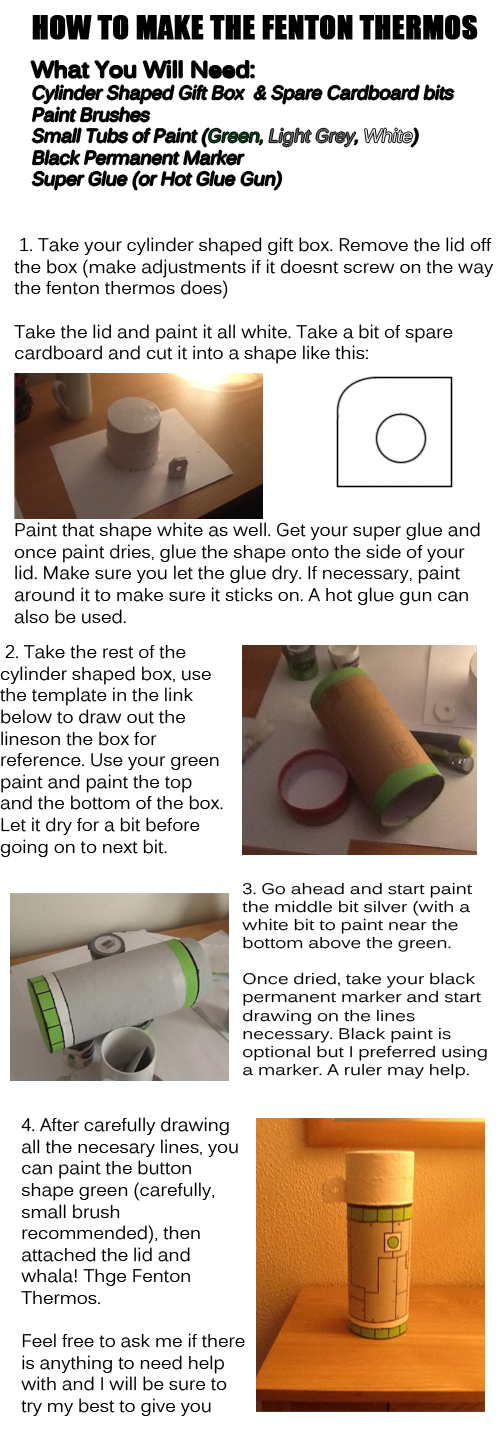 How to make the Fenton Thermos (Prop for Cosplay)