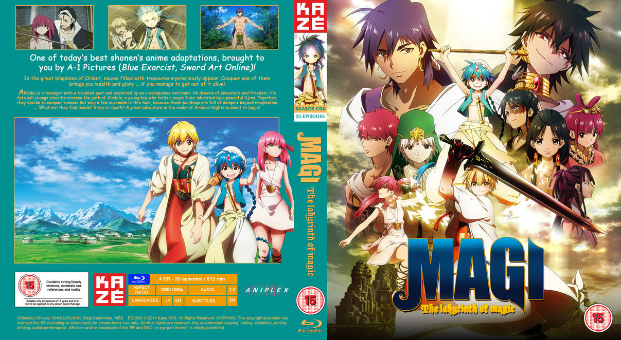 Magi The Kingdom of Magic - Season 2 Part 2 Blu-ray - Zavvi UK