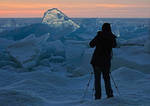 On the Edge of an Ice Field by papatheo