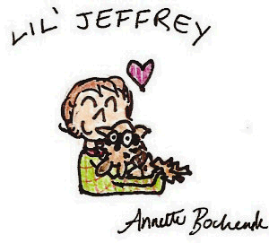 Lil' Jeffrey With Racoon