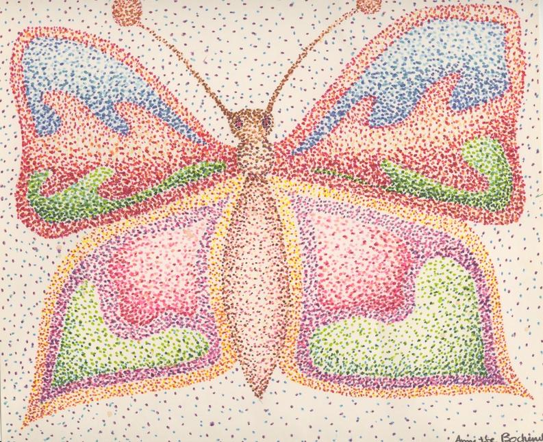 Pointillismish Butterfly