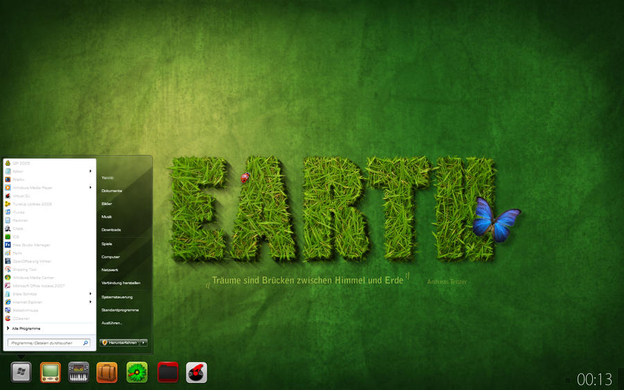 Windows 7 Taskbar Deviantart Windows 7 Invisible Taskbar by 4tyn on DeviantArt