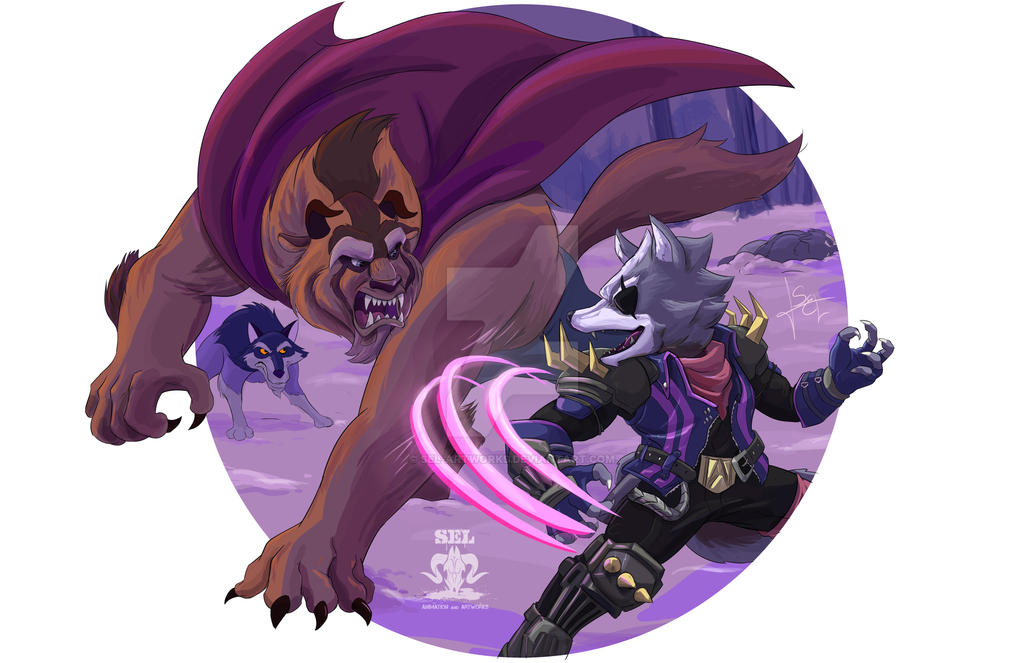 Beast X Wolf Disney X Smashbros 46 by SEL-artworks on DeviantArt