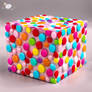 Cubo Relleno De Dulces Redondos