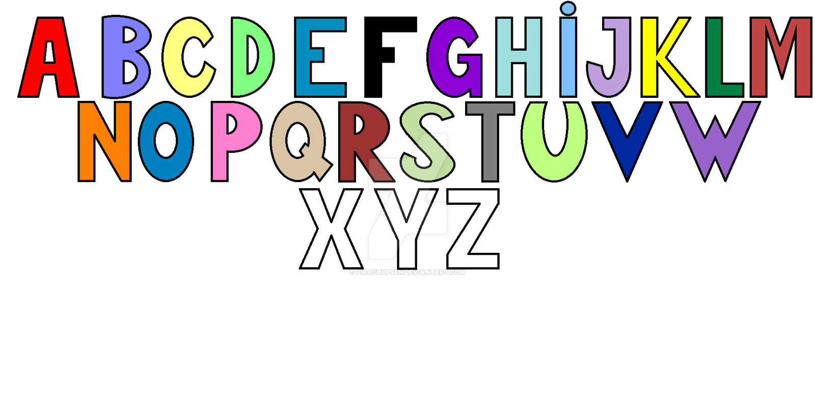 Alphabet Lore by Pikachupsen on DeviantArt