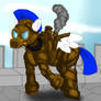 My Steampunk Pony: Power Armour Guard