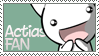 actias fan stamp