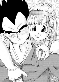 Bra and Vegeta