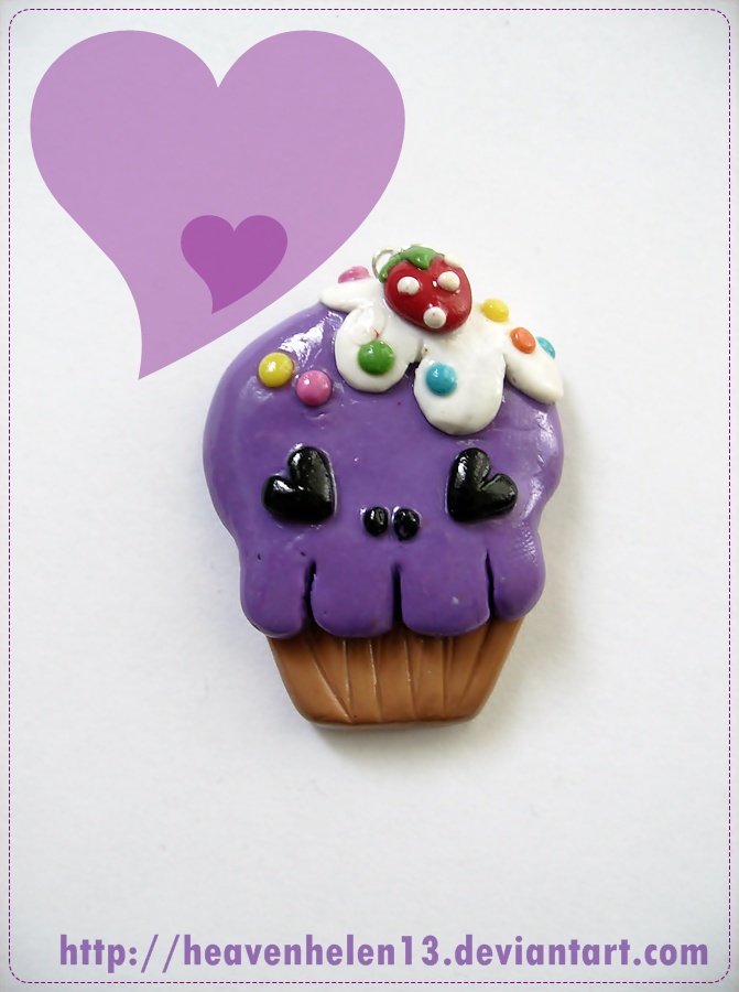 purple skull cuppy