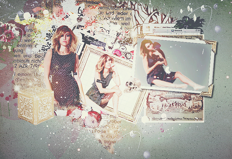 Miley Cyrus Collage - blend 01