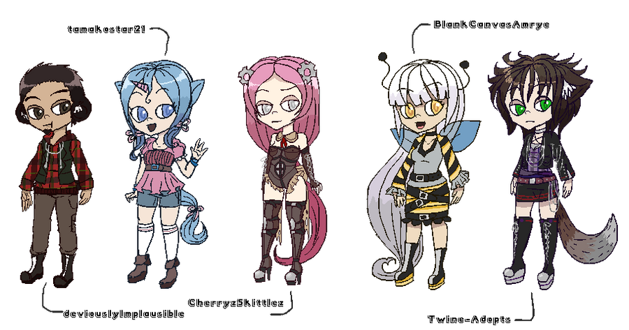 -CUSTOM ADOPTS- A male among females