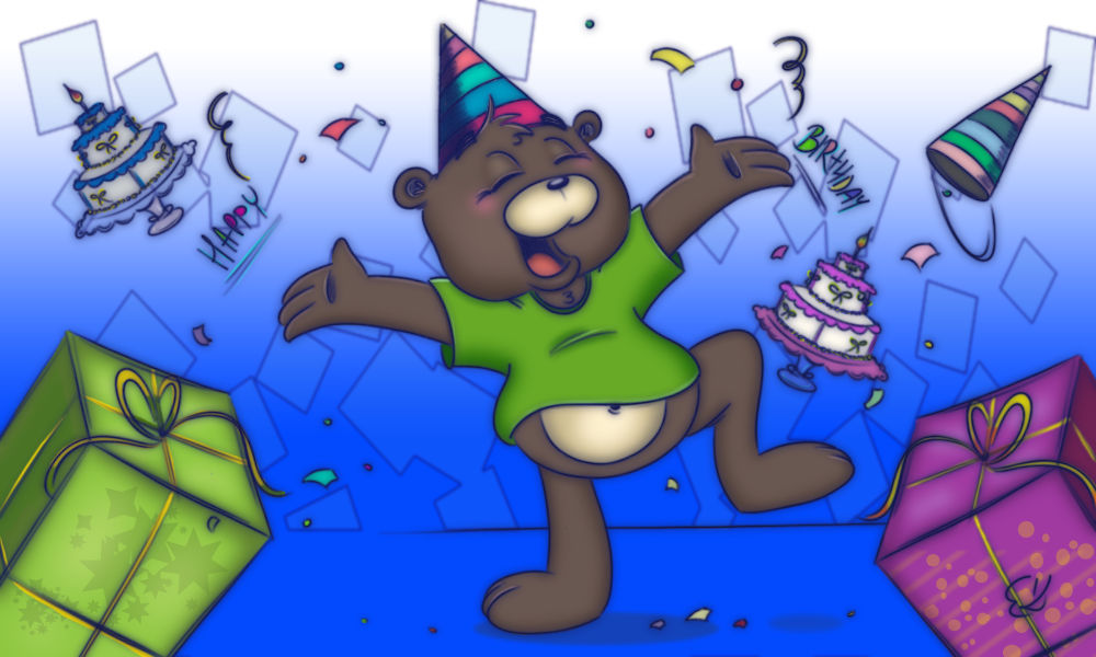 HAPPY 2ND BIRTHDAY TO GUMMIBÄR AND FRIENDS: THE GUMMY BEAR SHOW
