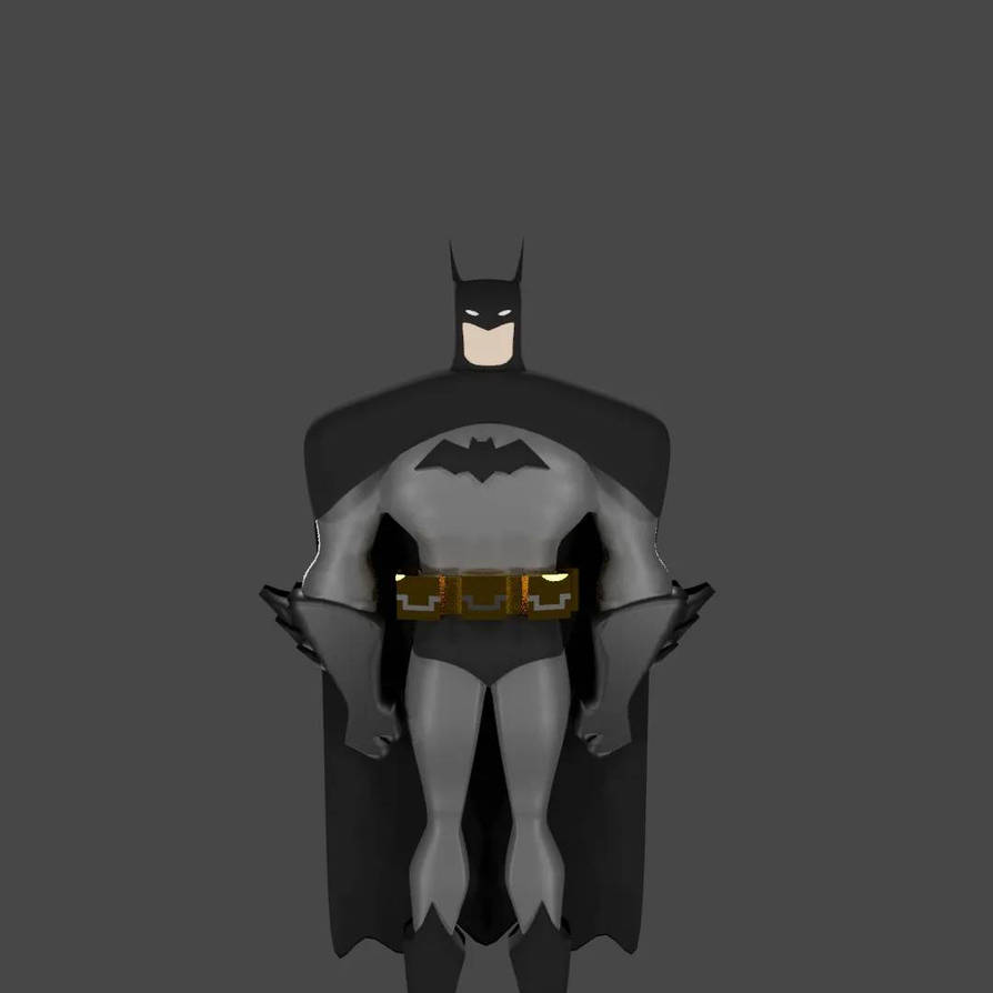 3d model of Batman (from justice league 2001) by sid0704 on DeviantArt