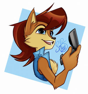 Sally Acorn Doodle