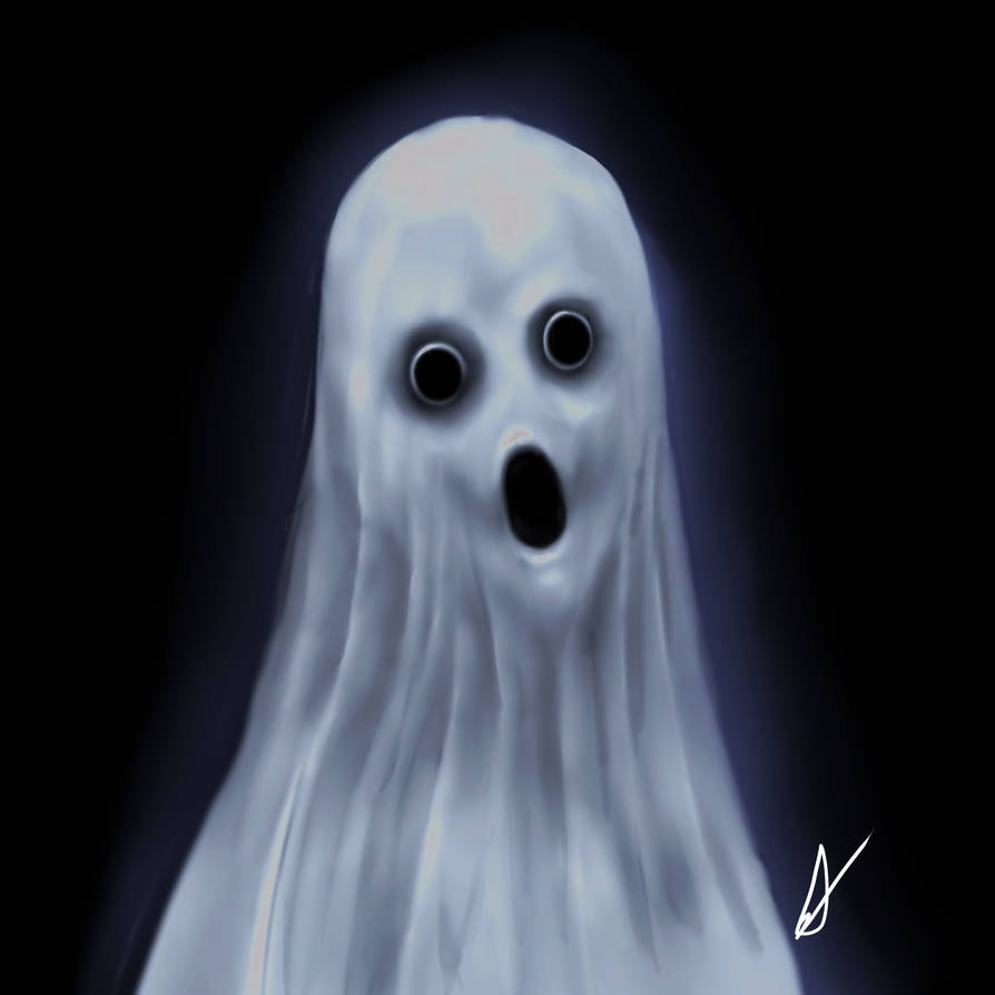 Spooky ghost by DarianQuilloyArt on DeviantArt
