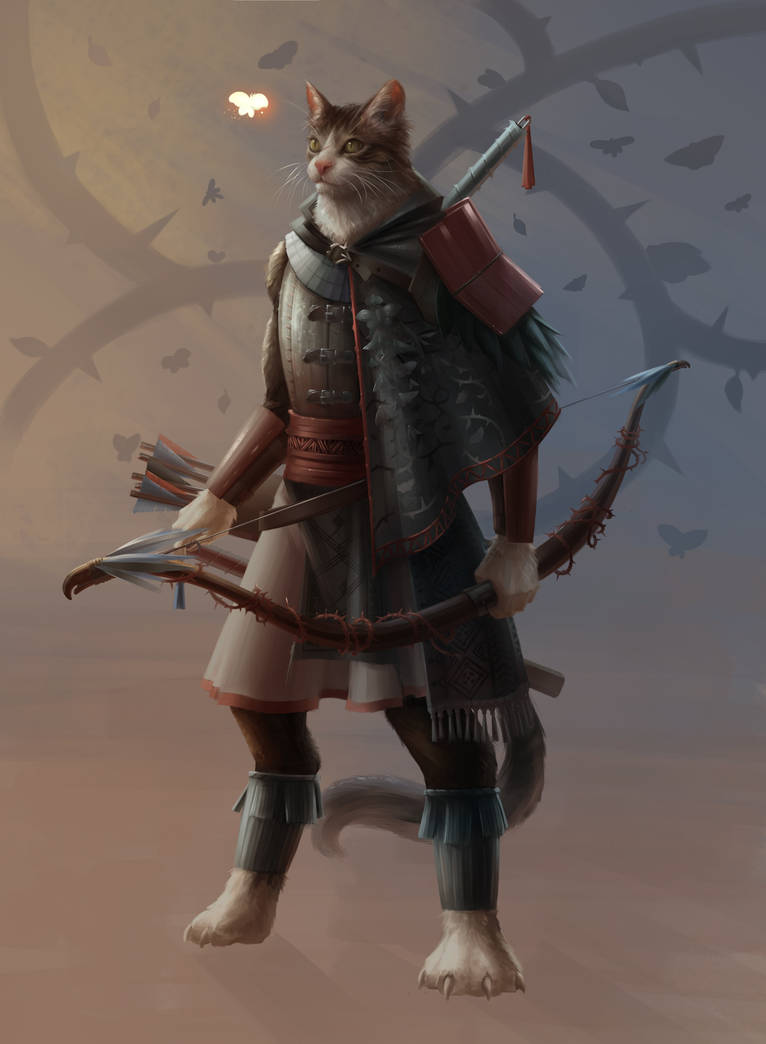 Tabaxi Ranger Token Tabaxi Ranger from my DnD party. by ArturVilela on DeviantArt