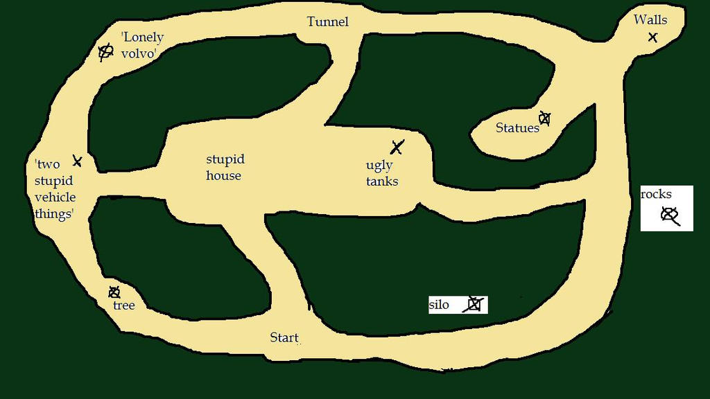 Slender map by TyepiandSamuel on DeviantArt Slender map by TyepiandSamuel on DeviantArt