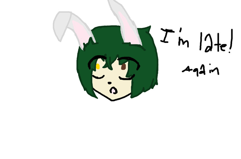 Samuel as the white rabbit by TyepiandSamuel on DeviantArt