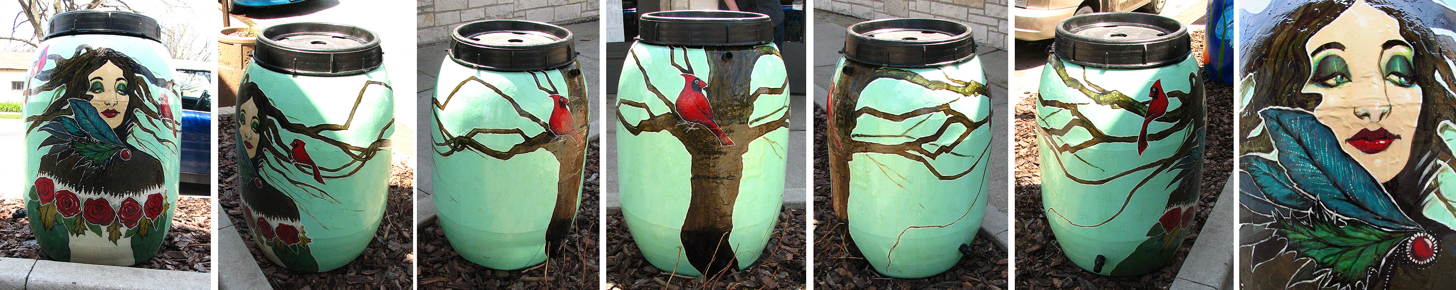 Rain Barrel Painting