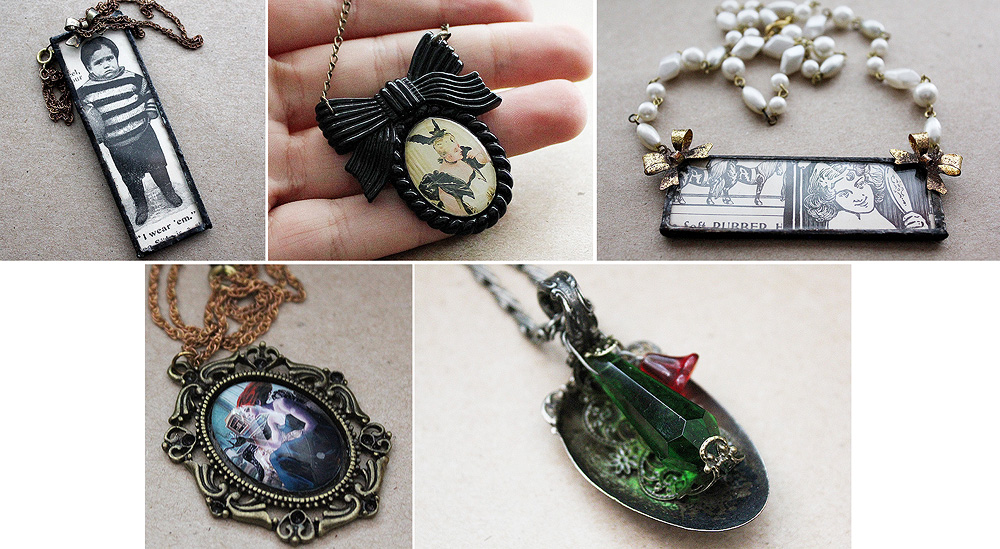 New Steampunk Necklaces