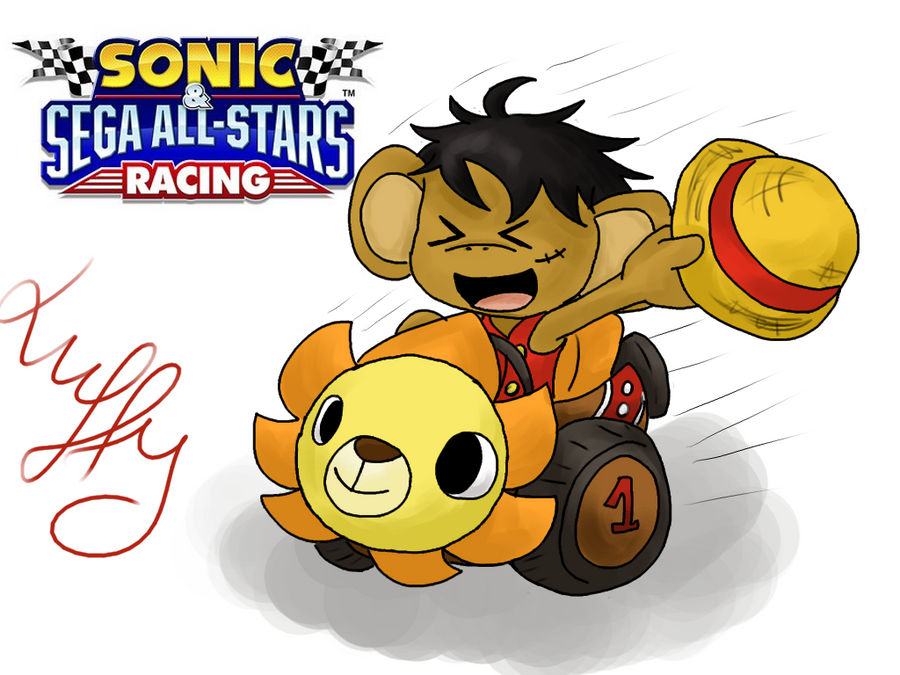 Luffy Racing Color Spread Luffy in All-Star racing by LeniProduction on DeviantArt