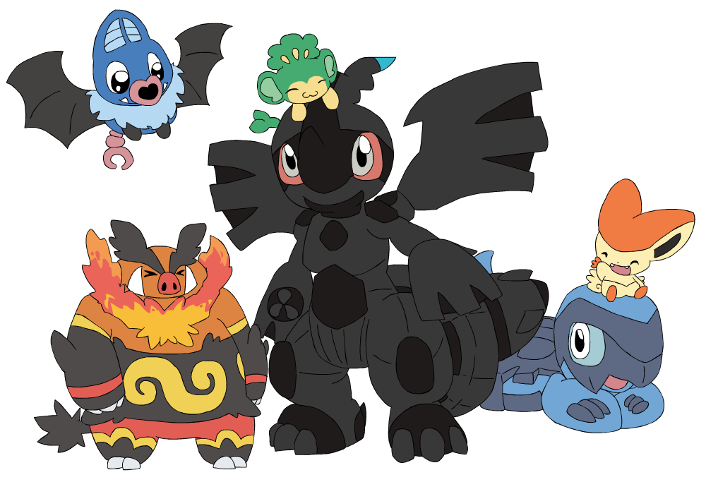 My Chibi Pokemon Team