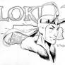 Loki ink wash