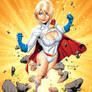 Power Girl Color Poster