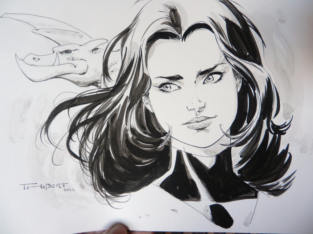 Kitty pryde Con doodle- SDCC 2014