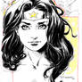 Wonder Woman doodle- SDCC 2014