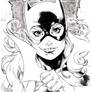 Batgirl pre con sketch - Indiana Comic Con 2015