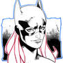 Barbara Gordon Batgirl doodle-Kansas City ComicCon