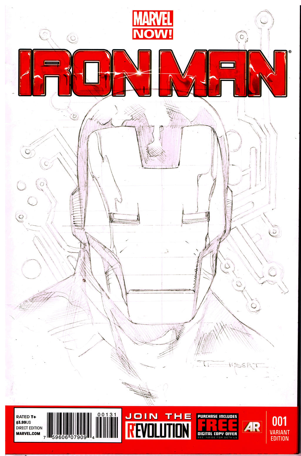 WIP Ironman sketch cover