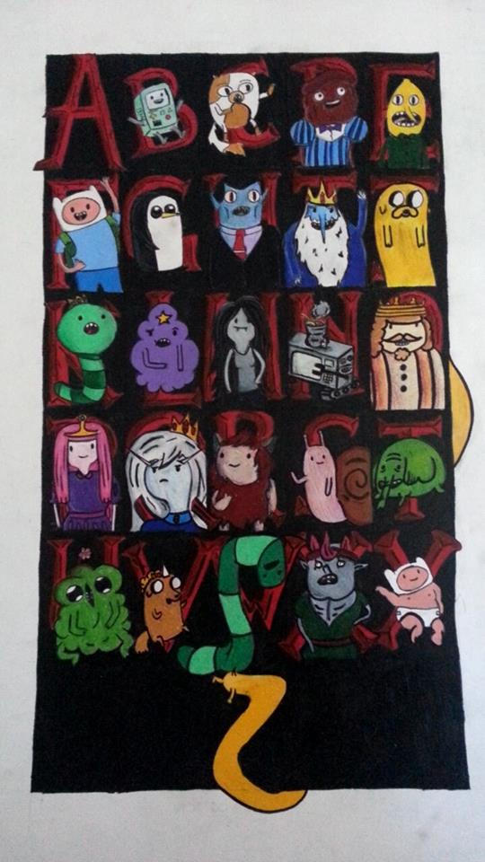 Adventure Time Ascii Adventure Time Alphabet by DreyBurn on DeviantArt