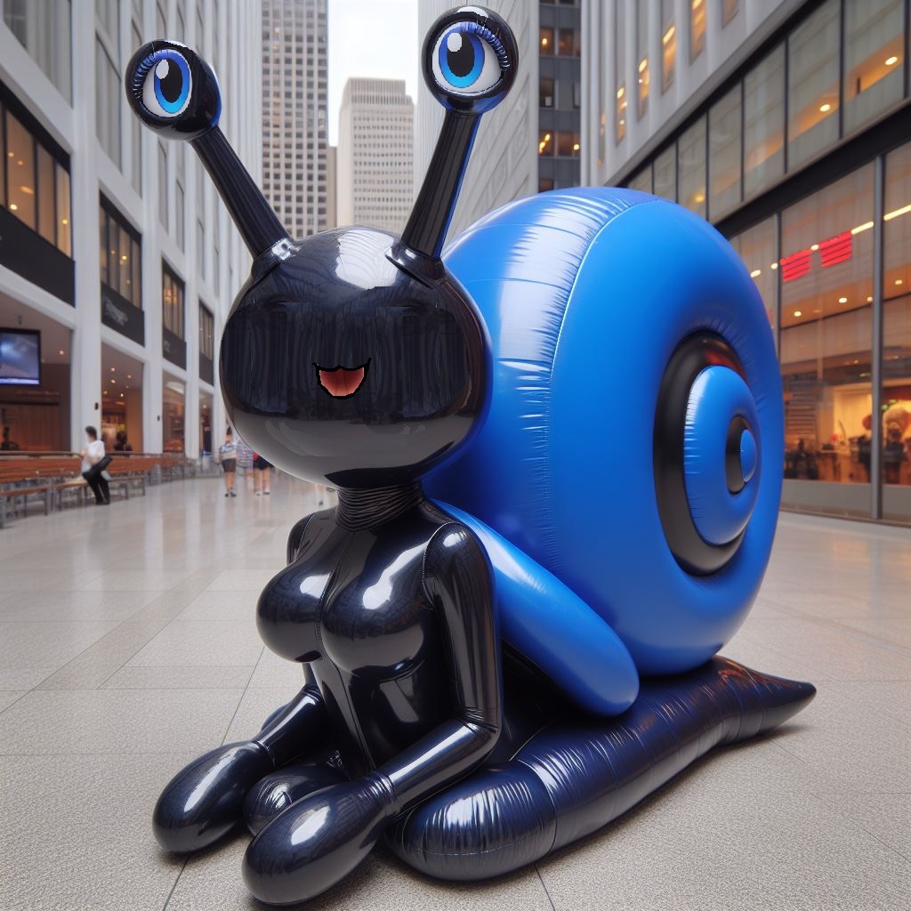 Inflatable Snail Shell AI Fun 9 inflatable snail mascot by demoncougar on DeviantArt