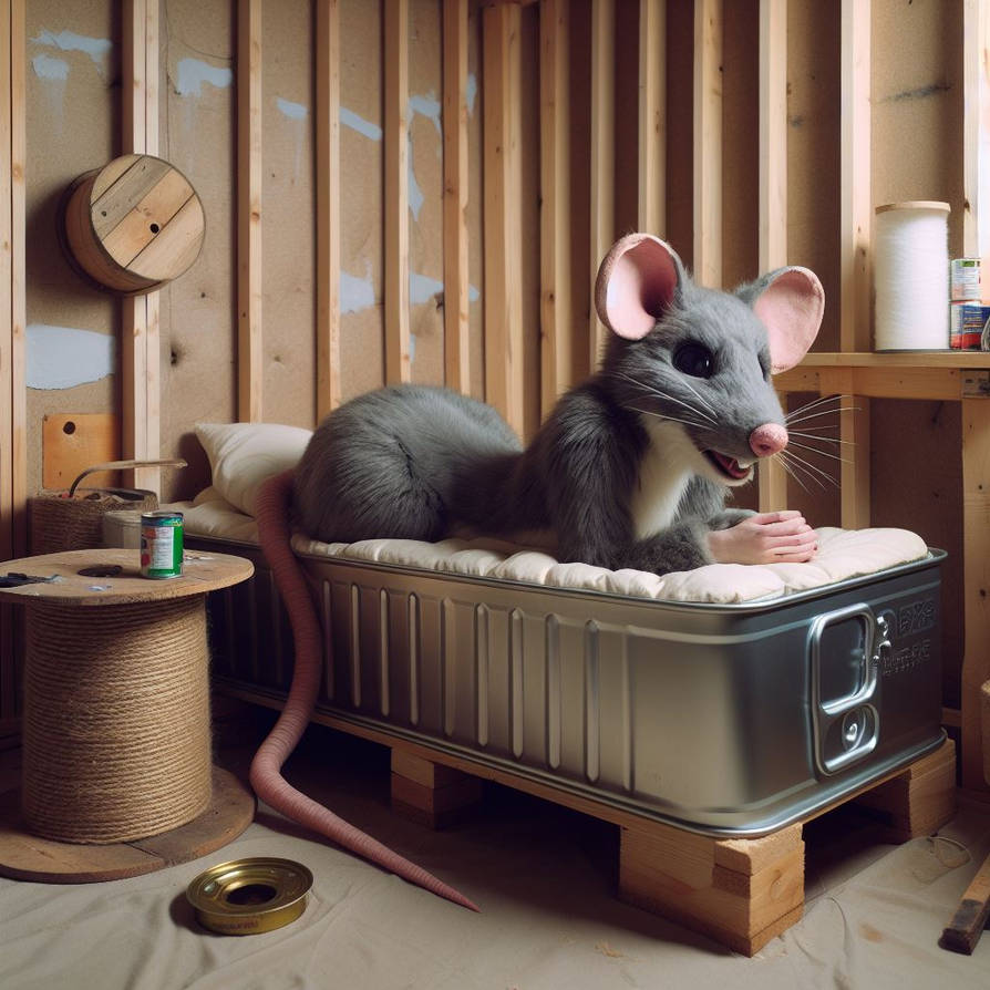AI Fun 39 pest life bedrooms rats in the walls! by demoncougar on ...