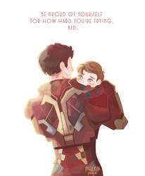 Papa Tony And little son