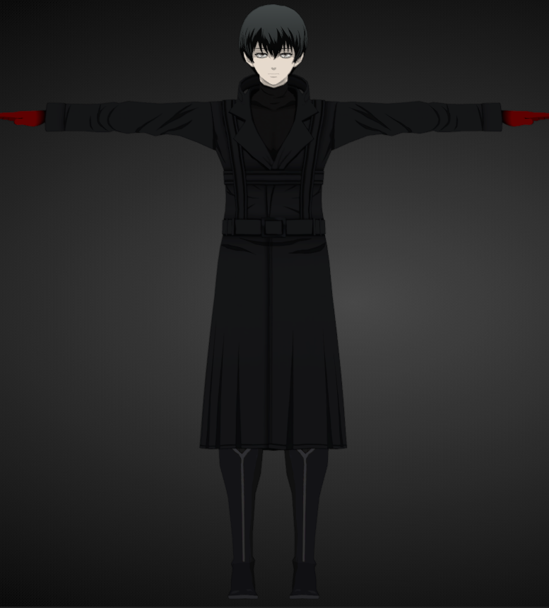 Black Reaper Kaneki model I made a while back by Macre69 on DeviantArt