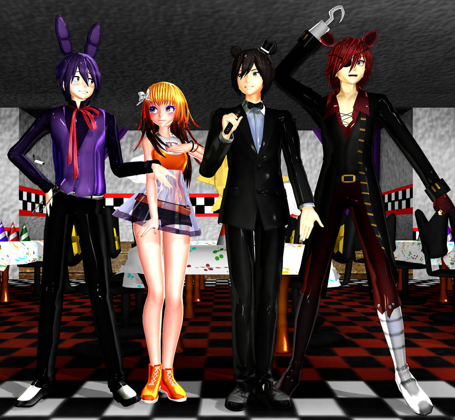 MMD x FNaF: The Fazgang (FNaF1) by playhousemassacrez on DeviantArt