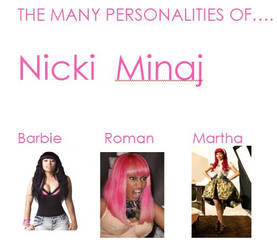 The Many Faces Of Nicki Minaj