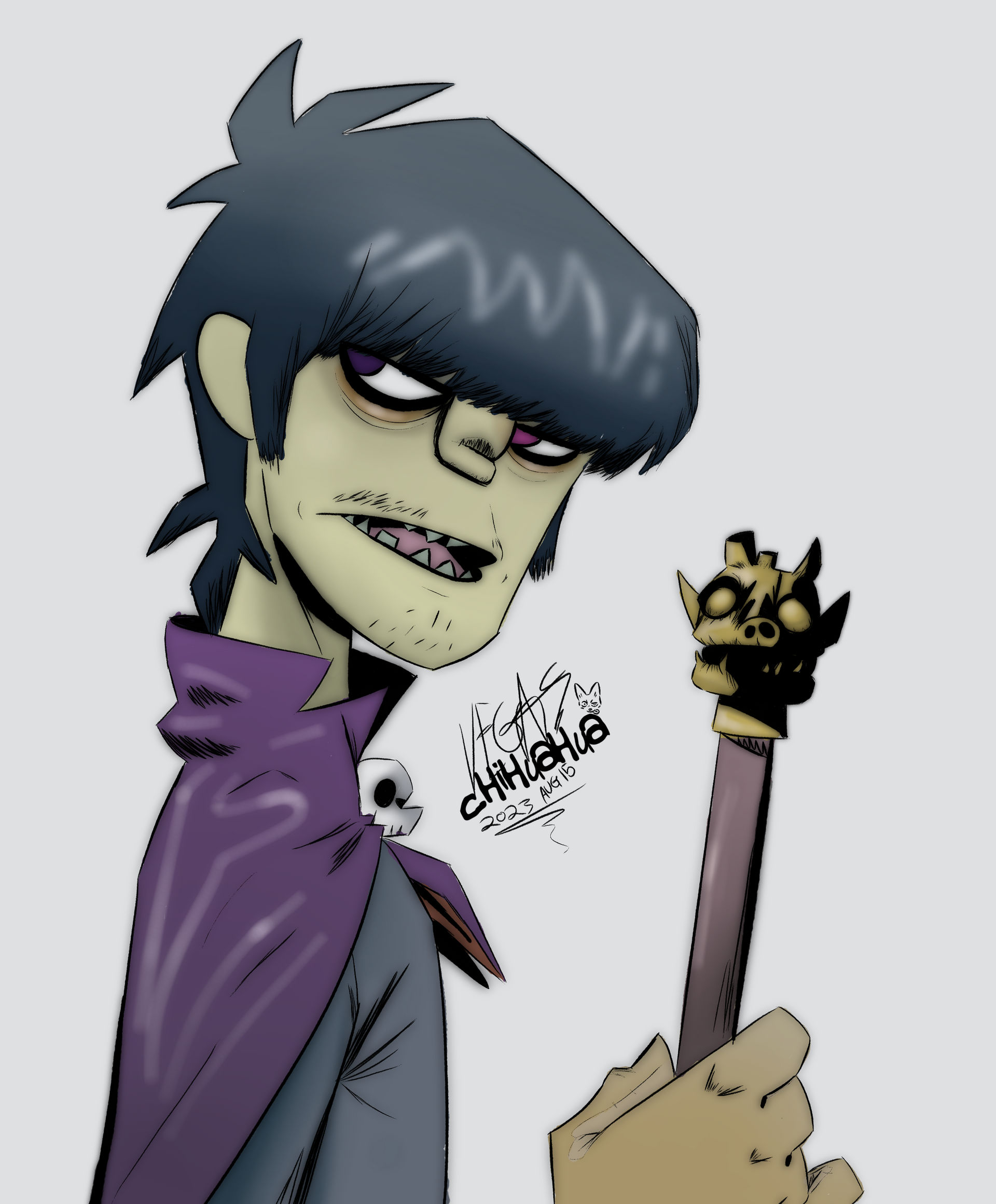 Murdic Pixel more murdoc by beaniiChi on DeviantArt