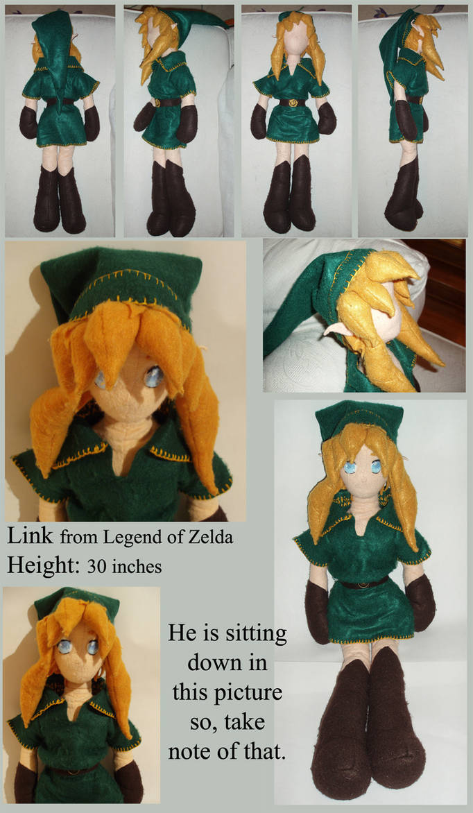 Zelda online link plush