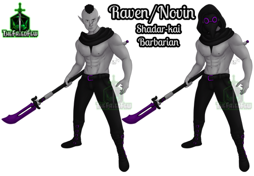 Novin/Raven Character Art