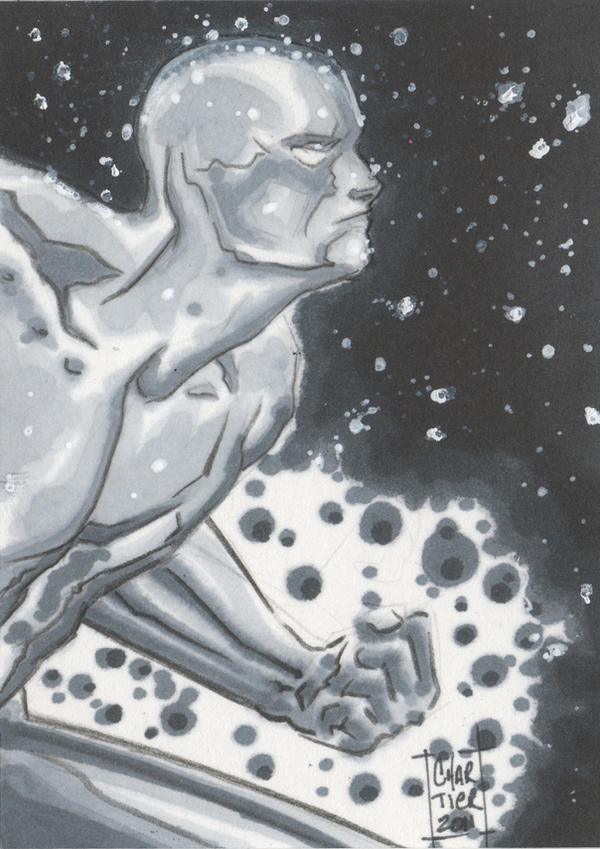 Silver Surfer sketch card